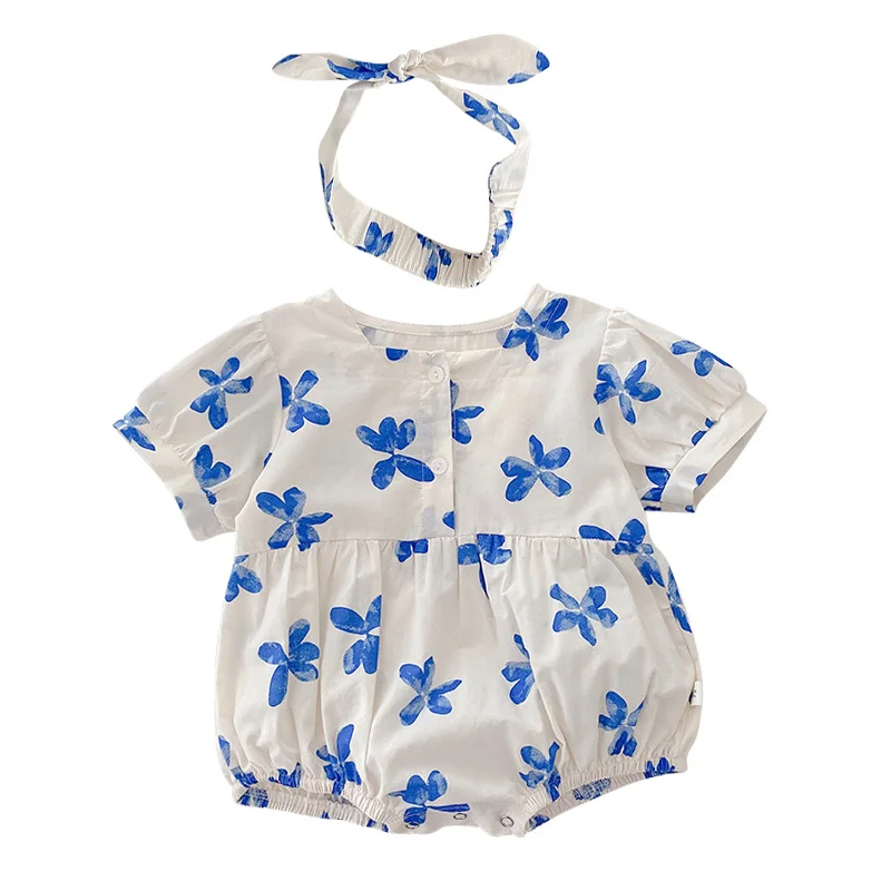 Summer Girls Jumpsuit with Headband Baby Girl Clothes Flower Cotton Soft Bodysuit Newborn Romper Fashion Infant Clothing 0-24M
Summer Girls Jumpsuit with Headband Baby Girl Clothes Flower Cotton Soft Bodysuit Newborn Romper Fashion Infant Clothing 0-24M