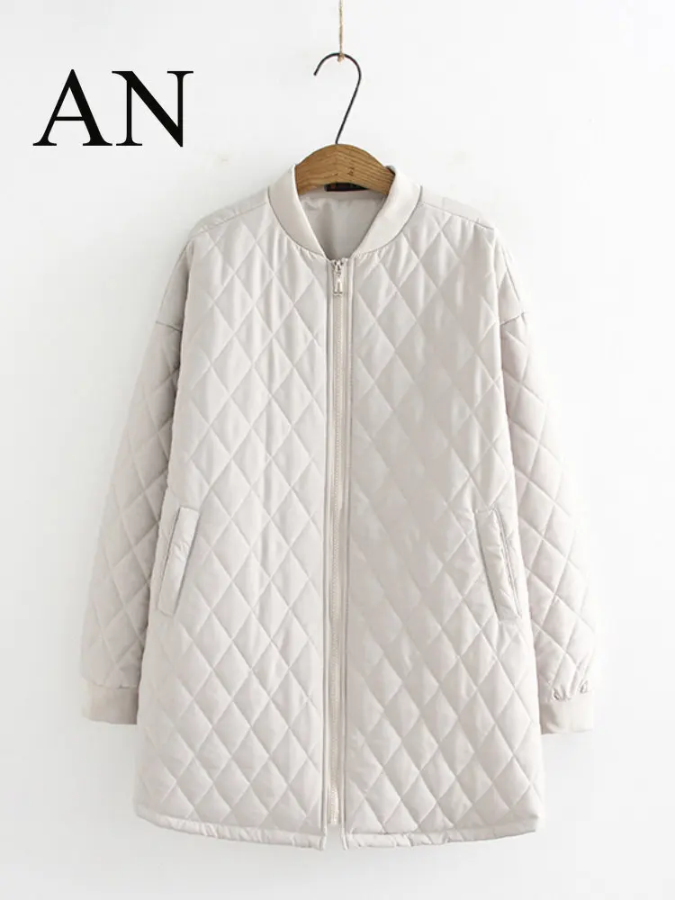 Coat Women Autumn and Winter Loose Casual Women's Cotton Clothes Round Neck Zipper Solid Color Warm Coat Winter Jacket Women
Coat Women Autumn and Winter Loose Casual Women's Cotton Clothes Round Neck Zipper Solid Color Warm Coat Winter Jacket Women