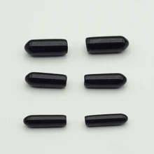 200PCS Inner 2.5mm 3.5mm 4.5mm Black Rubber Tips For The End of Metal Headbands to Protect From Hurt Hairband ends