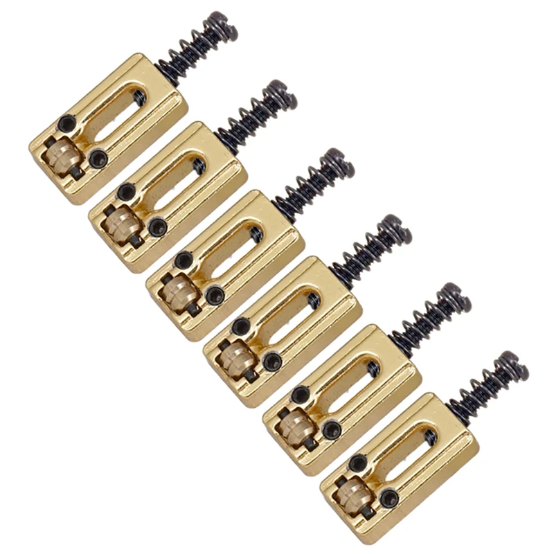 6 Pcs Metal Guitar Bridge Saddle Ball Roller String Tremolo Bridge Saddles For Electric Guitar Replacement Parts
6 Pcs Metal Guitar Bridge Saddle Ball Roller String Tremolo Bridge Saddles For Electric Guitar Replacement Parts
