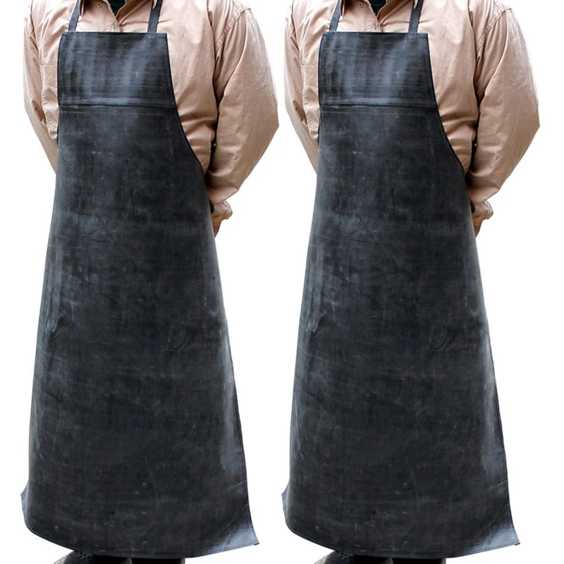 2X Heavy Duty Waterproof Rubber Vinyl Apron Industrial PVC Aprons Adjustable Rubber Butcher Apron For Men
2X Heavy Duty Waterproof Rubber Vinyl Apron Industrial PVC Aprons Adjustable Rubber Butcher Apron For Men