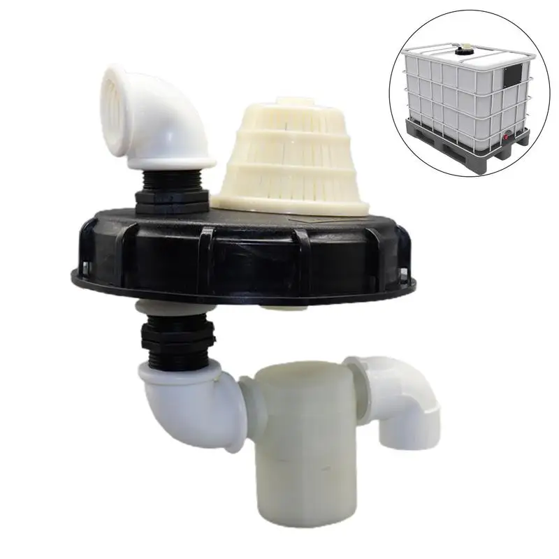 IBC Tote Barrel Lid IBC Tote Valve Hose Adapter Plastics Cover Accessories For Chemicals Liquid Foods Container Rainwater Tank
IBC Tote Barrel Lid IBC Tote Valve Hose Adapter Plastics Cover Accessories For Chemicals Liquid Foods Container Rainwater Tank