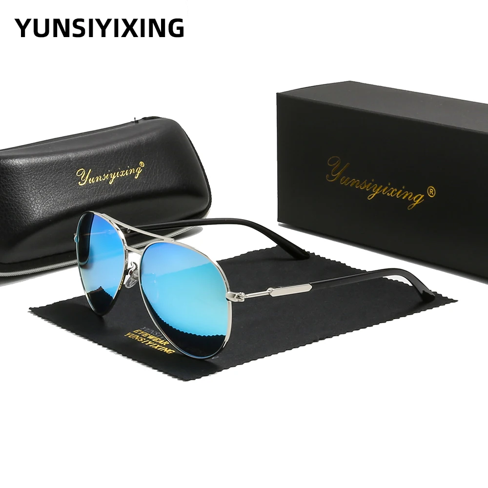 

YUNSIYIXING Men/Women Polarized Sunglasses Vintage Pilot Sun Glasses Driving Brand Eyewear Classic Fashion Lunettes De Soleil