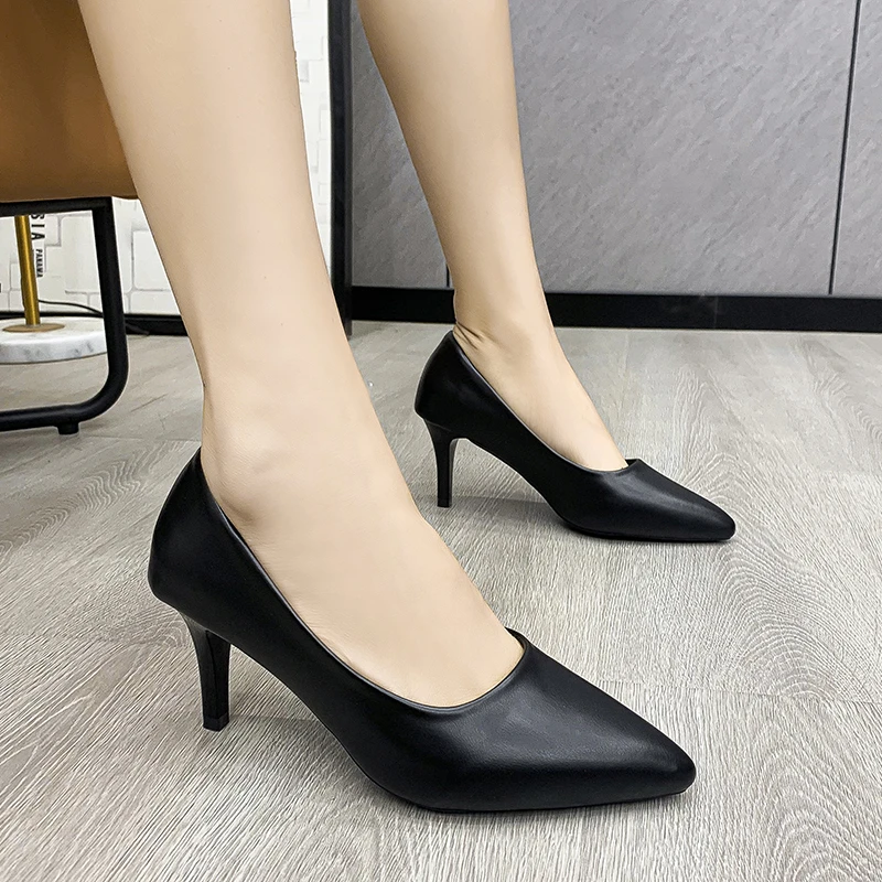 2023 Summer New High Heels Women Sexy Pointed Toe Women's Pumps Solid Color Simple Shoes Fashion Plus Size Ladies Shoes
2023 Summer New High Heels Women Sexy Pointed Toe Women's Pumps Solid Color Simple Shoes Fashion Plus Size Ladies Shoes