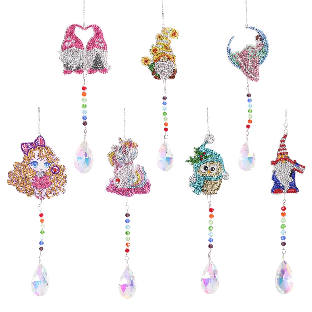 5D Diamond Painting Crystal Wind Chime Diamond Painting Kit Window Wind Chime Pendant Decoration for Home Mosaic Craft Gift
5D Diamond Painting Crystal Wind Chime Diamond Painting Kit Window Wind Chime Pendant Decoration for Home Mosaic Craft Gift