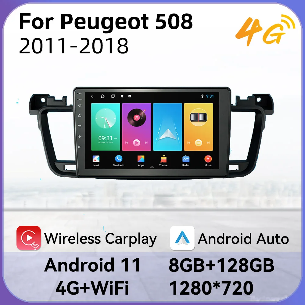 Car Radio 2 Din Android for Peugeot 508 2011-2018 Car Multimedia Player GPS Navigation Autoradio Stereo Head Unit Audio Auto
Car Radio 2 Din Android for Peugeot 508 2011-2018 Car Multimedia Player GPS Navigation Autoradio Stereo Head Unit Audio Auto