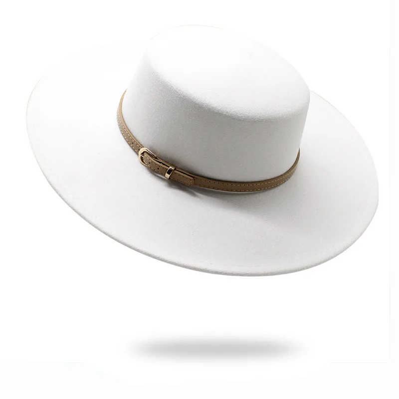 Bowler hat spring autumn new fashion round Women's hats Men's hats fedoras wide brim felt with chain chapel beach elegant panama
Bowler hat spring autumn new fashion round Women's hats Men's hats fedoras wide brim felt with chain chapel beach elegant panama