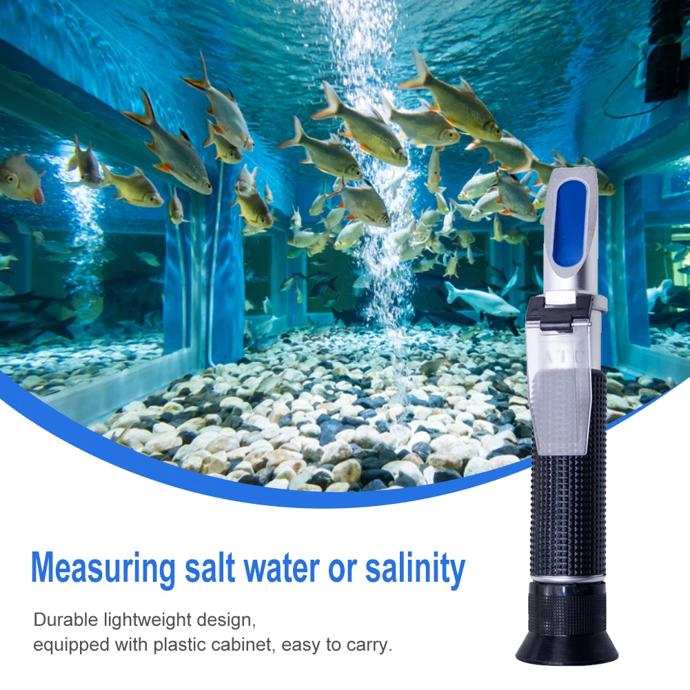 Handheld 0-100% Salinity Refractometer Digital Tester For Seawater Aqaurium Fishkeeping Auto Temp Compensation Salinity Tester
Handheld 0-100% Salinity Refractometer Digital Tester For Seawater Aqaurium Fishkeeping Auto Temp Compensation Salinity Tester