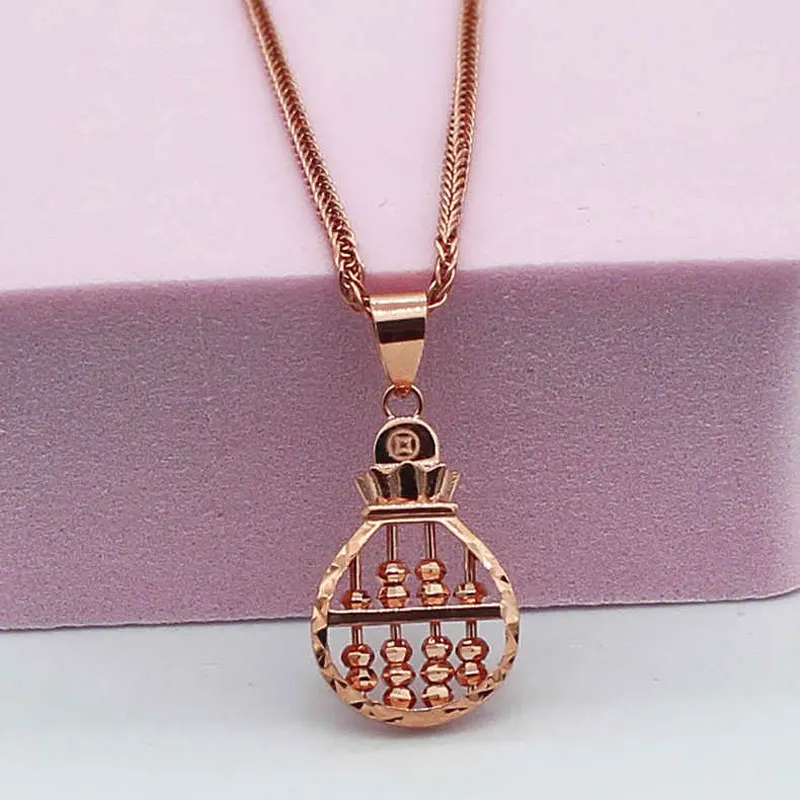 Specially designed Russian 585 purple gold gourd abacus pendant, new personalized rose gold color gold pendant
Specially designed Russian 585 purple gold gourd abacus pendant, new personalized rose gold color gold pendant