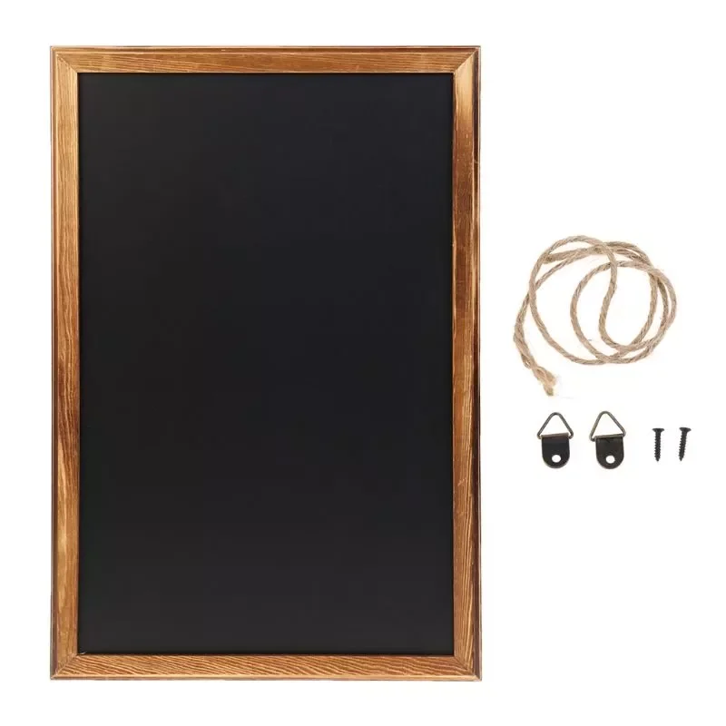 Rectangle Hanging Wooden Message Blackboard Chalkboard Wordpad Sign Kids Board For Restaurant, Bar, Office, home
Rectangle Hanging Wooden Message Blackboard Chalkboard Wordpad Sign Kids Board For Restaurant, Bar, Office, home