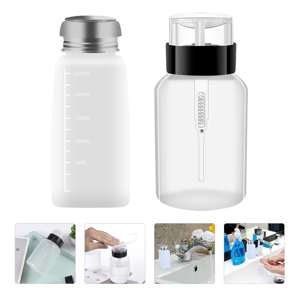Bottle Dispenser Nail Remover Push Down Liquid Polish Fingernail Perfume Pumping Empty Container Pressing Bottles Pump Cleaning
Bottle Dispenser Nail Remover Push Down Liquid Polish Fingernail Perfume Pumping Empty Container Pressing Bottles Pump Cleaning
