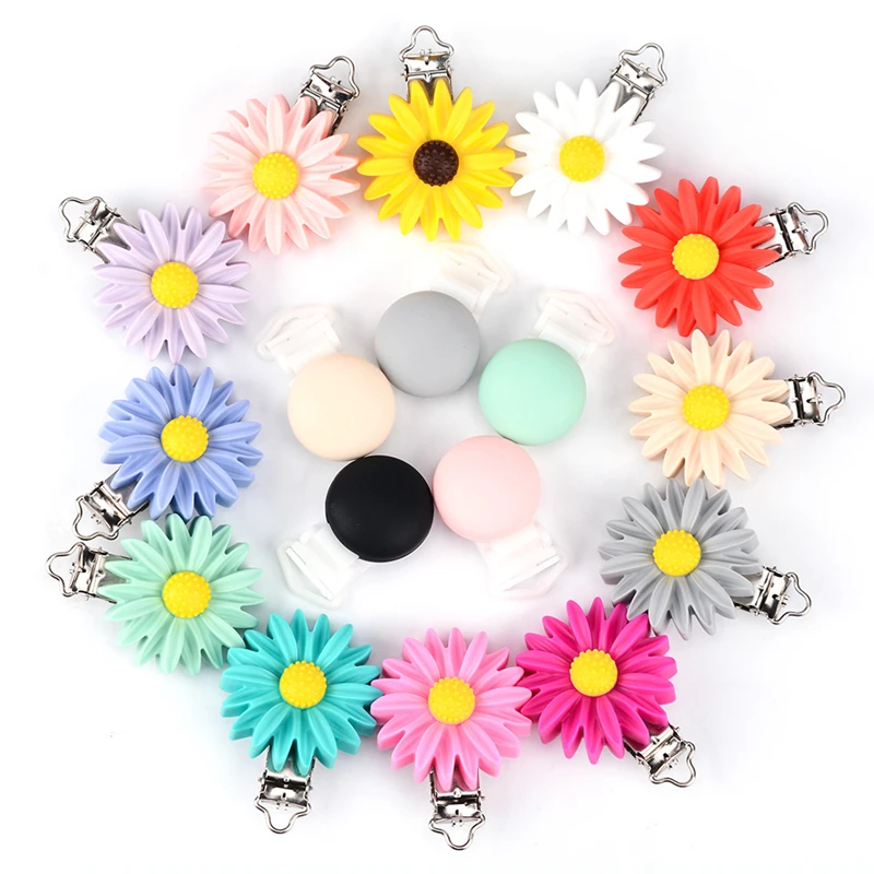 3pcs Baby Silicone Pacifier Clip Flowers Silicone BPA Free Food Grade Pacifier with Accessories DIY Toys for Babies Teething Toy
3pcs Baby Silicone Pacifier Clip Flowers Silicone BPA Free Food Grade Pacifier with Accessories DIY Toys for Babies Teething Toy