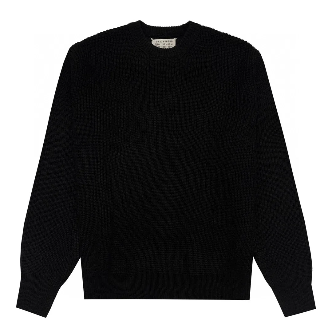 Maison Margiela Sweaters Men Women 22SS New MM6 Women's Black Color Men's Four Corners Embroidery Baggy Sweater Pullover O Neck
Maison Margiela Sweaters Men Women 22SS New MM6 Women's Black Color Men's Four Corners Embroidery Baggy Sweater Pullover O Neck