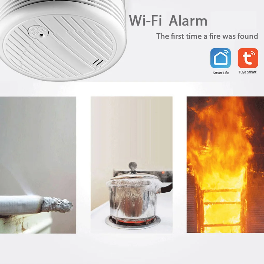 Tuya Smart Sensor WiFi Fog Detector Office Hotel Notification Push Fire Alarm 360 Degrees Detection Angle Home Intelligent
Tuya Smart Sensor WiFi Fog Detector Office Hotel Notification Push Fire Alarm 360 Degrees Detection Angle Home Intelligent
