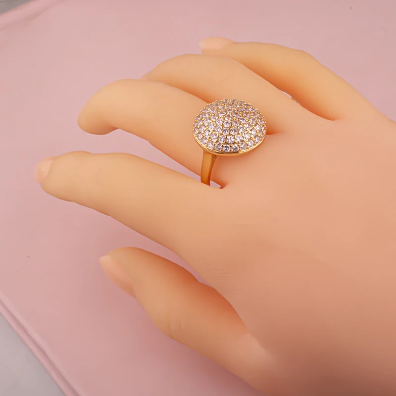 Women's Ball Bronze Ring, High Quality Fine Jewelry, AAA Cubic Zirconia, Anniversary, New Fashion, Gift for Friends
Women's Ball Bronze Ring, High Quality Fine Jewelry, AAA Cubic Zirconia, Anniversary, New Fashion, Gift for Friends