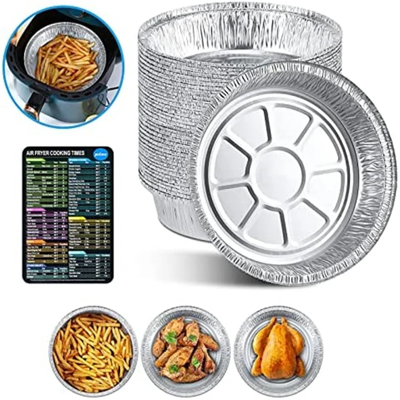 Air Fryer Disposable Aluminum Foil Liners 30PCS Non-stick Air Fryer Liner 8 Inch Air Fryerat Sheet Water-proof Food Grade
Air Fryer Disposable Aluminum Foil Liners 30PCS Non-stick Air Fryer Liner 8 Inch Air Fryerat Sheet Water-proof Food Grade
