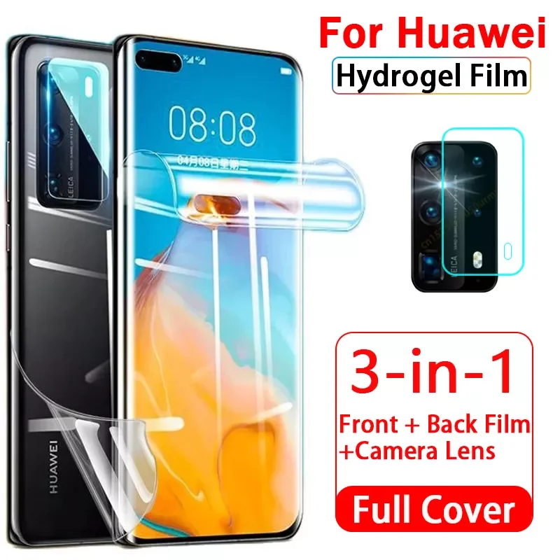 Full Cover Hydrogel Film For Huawei P40 P20 P30 Pro Lite Screen Protector For Huawei Mate 40 20 30 P50Pro Camera Lens Glass Film
Full Cover Hydrogel Film For Huawei P40 P20 P30 Pro Lite Screen Protector For Huawei Mate 40 20 30 P50Pro Camera Lens Glass Film