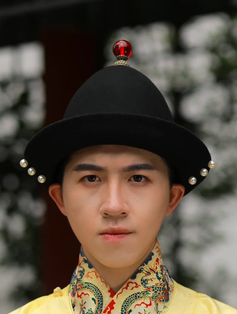 Hanfu Hats For Men Ming Dynasty Chinese King Cosplay Wool Hat Ancient Chinese Hanfu Hat Black Hand Beading Hats For Men
Hanfu Hats For Men Ming Dynasty Chinese King Cosplay Wool Hat Ancient Chinese Hanfu Hat Black Hand Beading Hats For Men