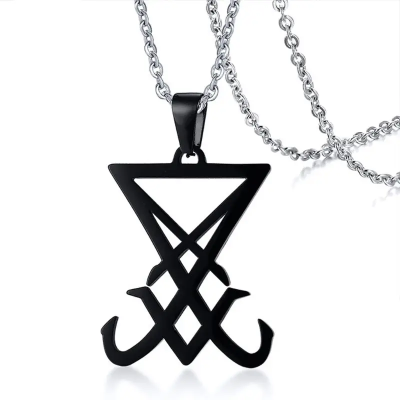 Fashion Seal of Lucifer Shape Choker Couple Delicate Necklace Chain Festival Birthday Present Jewelry for Women
Fashion Seal of Lucifer Shape Choker Couple Delicate Necklace Chain Festival Birthday Present Jewelry for Women