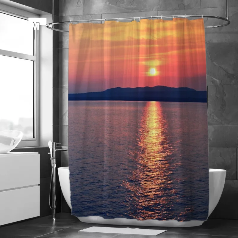 Dusk Sunset Beach Shower Curtains 3D Tropical Ocean Palm Tree Scenery Home Decor Waterproof Bathroom Curtain Natural Landscape
Dusk Sunset Beach Shower Curtains 3D Tropical Ocean Palm Tree Scenery Home Decor Waterproof Bathroom Curtain Natural Landscape