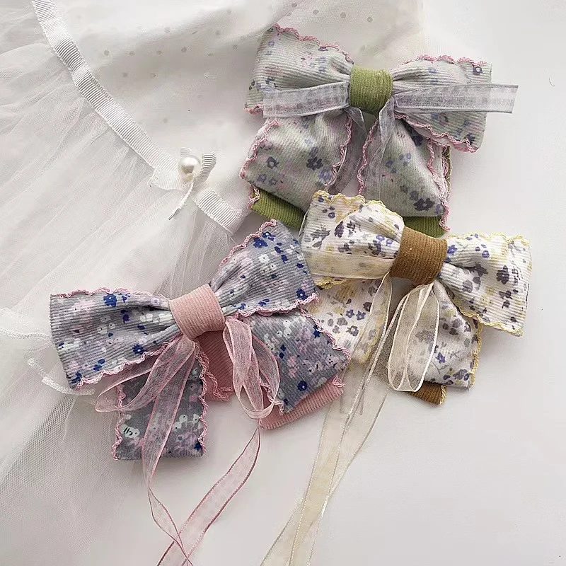 6Pcs/Lot Big Hair Bow Ties Hair Clips Two Layer Bows Floral Hairpins Girls Cute Sweet Bowknot Hairpins Vintage Hair Accessories
6Pcs/Lot Big Hair Bow Ties Hair Clips Two Layer Bows Floral Hairpins Girls Cute Sweet Bowknot Hairpins Vintage Hair Accessories