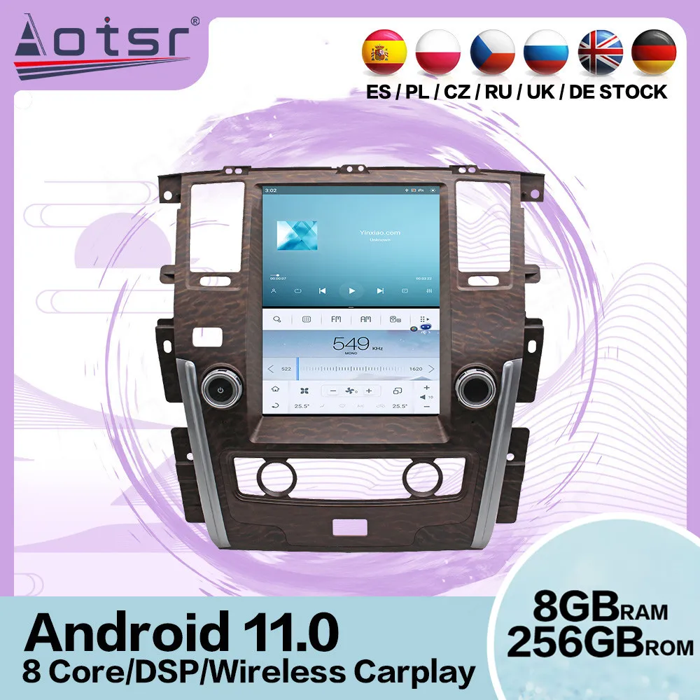 Tesla Screen Android 11 Car Radio Receiver For Nissan Patrol 2010 2011 2012 2013 2014 2015 2016 2017 2018 GPS Recorder Head Unit
Tesla Screen Android 11 Car Radio Receiver For Nissan Patrol 2010 2011 2012 2013 2014 2015 2016 2017 2018 GPS Recorder Head Unit