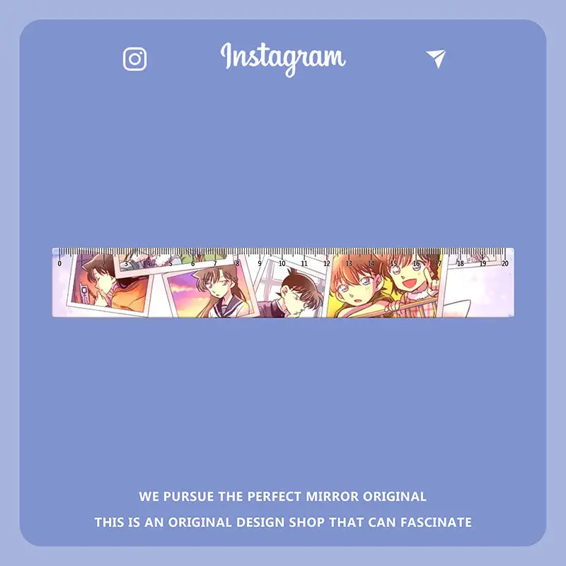 Detective Conan Ruler Students Anime Stationery Supplies 20cm Straught Rulers Kudou Shinichi Mouri Ran Kawaii Accessories Gift
Detective Conan Ruler Students Anime Stationery Supplies 20cm Straught Rulers Kudou Shinichi Mouri Ran Kawaii Accessories Gift