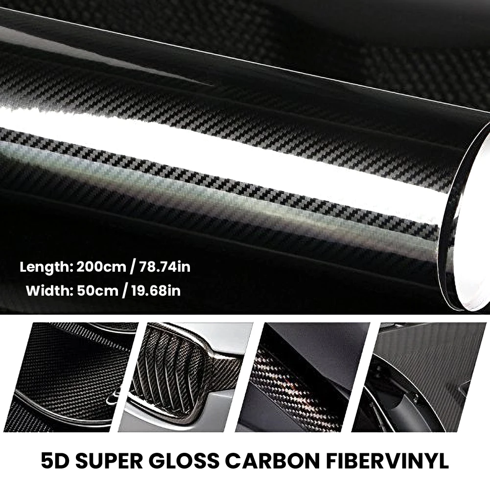 200cm*50cm 5D Carbon Fiber Vinyl Decal Car Wrap Sheet Roll Film Car Stickers Auto Styling Accessories
200cm*50cm 5D Carbon Fiber Vinyl Decal Car Wrap Sheet Roll Film Car Stickers Auto Styling Accessories