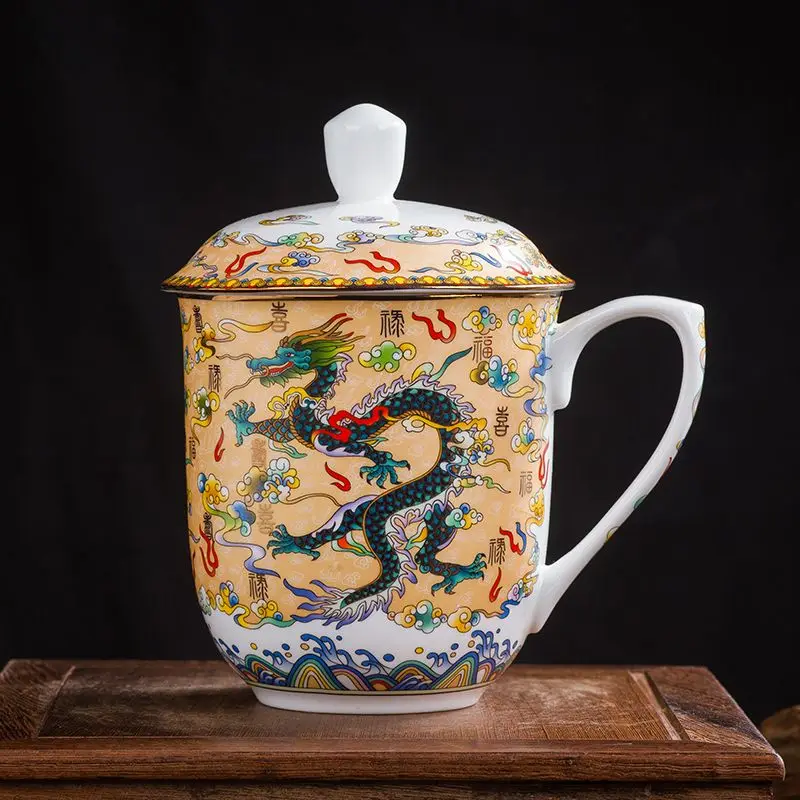 Чашка с драконом и Фениксом 850 мл kurisuta
Чашка с драконом и Фениксом 850 мл kurisuta