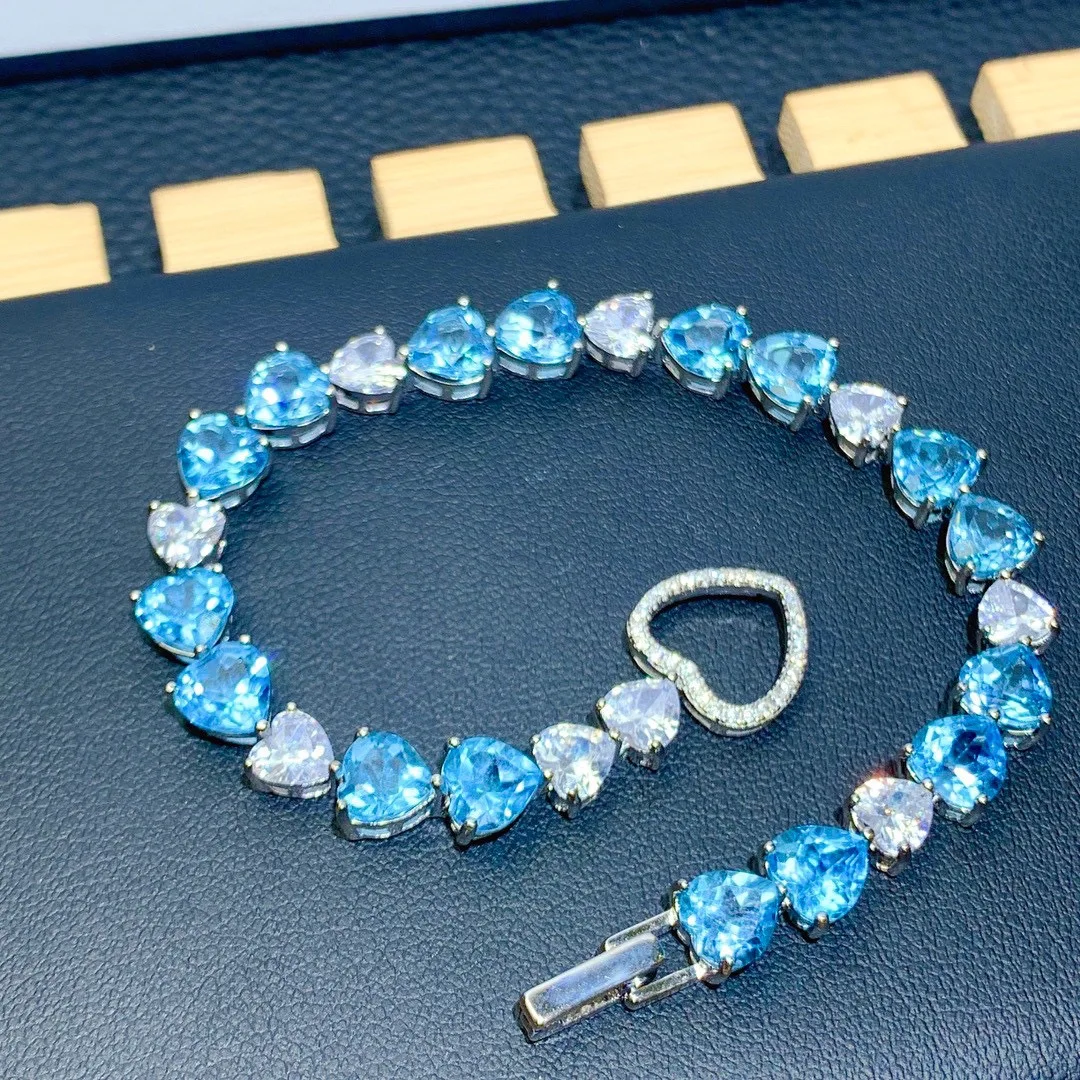 New Original Design Heart Diamond Bracelet Women's Super Sparkling Lagoon Bracelet Luxury Jewelry Gifts Party Anniversary
New Original Design Heart Diamond Bracelet Women's Super Sparkling Lagoon Bracelet Luxury Jewelry Gifts Party Anniversary