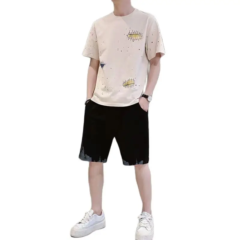 Brand Quality Streetwear Simplicity Trend Short Sleeved T-shirt Men's Clothing Fashion Vitality Oversize Multi-color Cotton Top
Brand Quality Streetwear Simplicity Trend Short Sleeved T-shirt Men's Clothing Fashion Vitality Oversize Multi-color Cotton Top