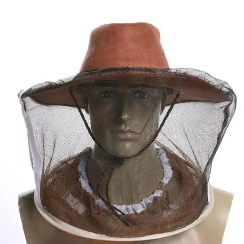 

Ковбойская шляпа пчеловода, удобная нейлоновая Защитная насекомое A8r3, для защиты от пчеловодства
