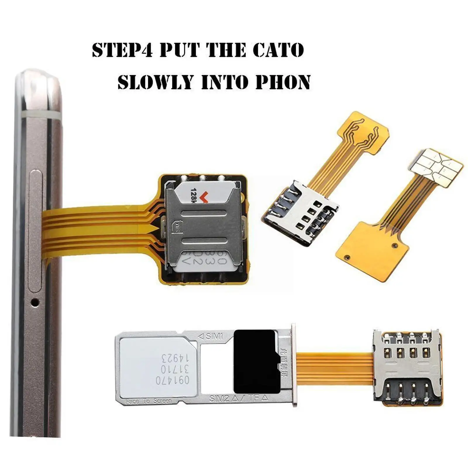 Dual Sim Card Tray Adapter For Android Phone Hybrid TF Card Micro SD Extender K4O7
Dual Sim Card Tray Adapter For Android Phone Hybrid TF Card Micro SD Extender K4O7