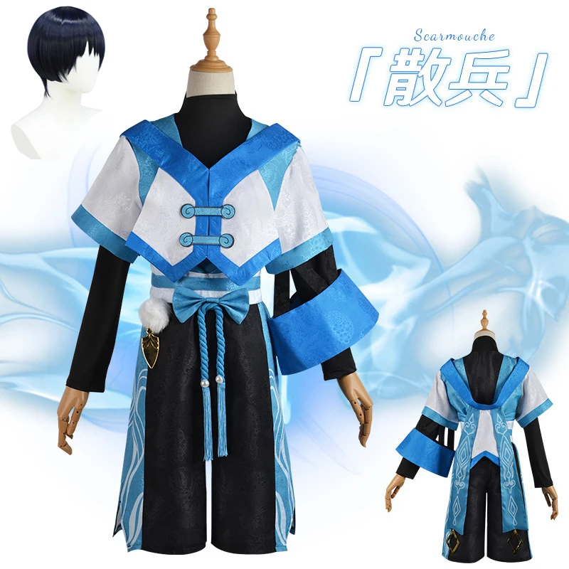 Anime Game Genshin Impact Scaramouche Wanderer Traveler Cosplay Costume for Men with Wig for Carnival Halloween Party Cosplay
Anime Game Genshin Impact Scaramouche Wanderer Traveler Cosplay Costume for Men with Wig for Carnival Halloween Party Cosplay