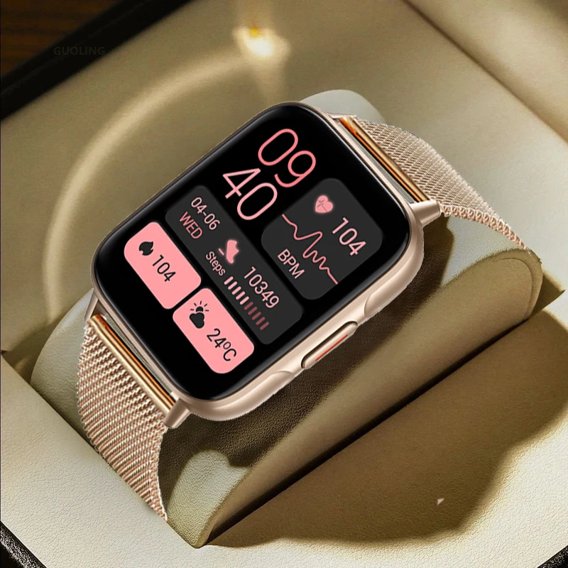 XIAOMI Fashion Smart Watch Women 1.7 Inch Screen Custom Dial Anwser Call Watches Men Waterproof Smartwatch For Android IOS+BOX
XIAOMI Fashion Smart Watch Women 1.7 Inch Screen Custom Dial Anwser Call Watches Men Waterproof Smartwatch For Android IOS+BOX