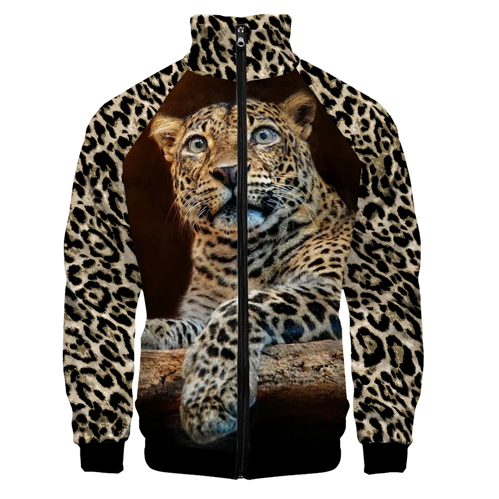 Fashion Cool Leopard 3d Digital Printing Men's Jackets 2022 Autumn New Casual Zipper Long Sleeve Stand Collar Coat for Men
Fashion Cool Leopard 3d Digital Printing Men's Jackets 2022 Autumn New Casual Zipper Long Sleeve Stand Collar Coat for Men