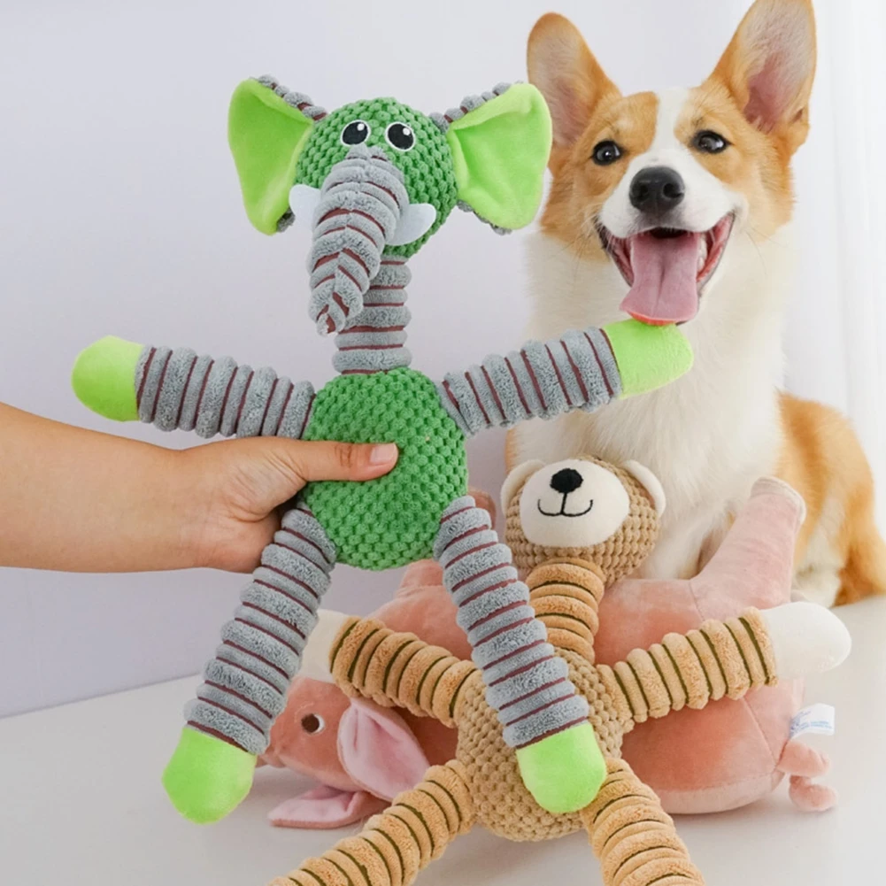 Cute Pet Toy Dog Cat Plush Squeak Sound Toys Durability Fleece Chew Molar Toy Fit for All Pets Puppy Interactive Animal Toys
Cute Pet Toy Dog Cat Plush Squeak Sound Toys Durability Fleece Chew Molar Toy Fit for All Pets Puppy Interactive Animal Toys