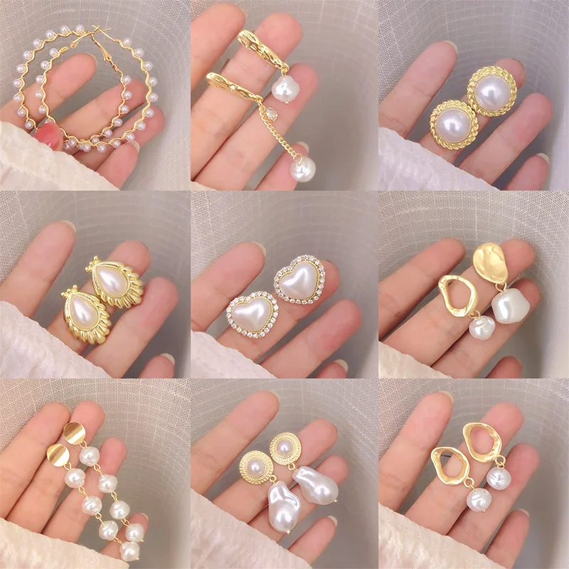 Tanada Earrings Pearl Style Temperament High-end Earrings High Sense Love Earrings Simple Net Red Earrings 925 Silver Needle
Tanada Earrings Pearl Style Temperament High-end Earrings High Sense Love Earrings Simple Net Red Earrings 925 Silver Needle