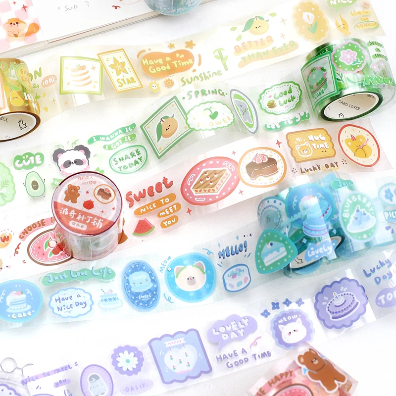 Paper House PET tape Boqi Sticker Shop Series Kawaii Cartoon Cute Animal Hand Account Material Decorative Stickers 6 Styles
Paper House PET tape Boqi Sticker Shop Series Kawaii Cartoon Cute Animal Hand Account Material Decorative Stickers 6 Styles