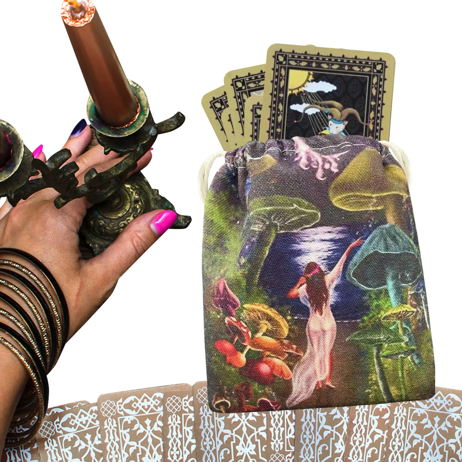 Сумка для хранения карт Tarot, двусторонняя сумка с принтом морской богини, сумка на шнурке, сумка для игральных карт, посылка на шнурке
Сумка для хранения карт Tarot, двусторонняя сумка с принтом морской богини, сумка на шнурке, сумка для игральных карт, посылка на шнурке