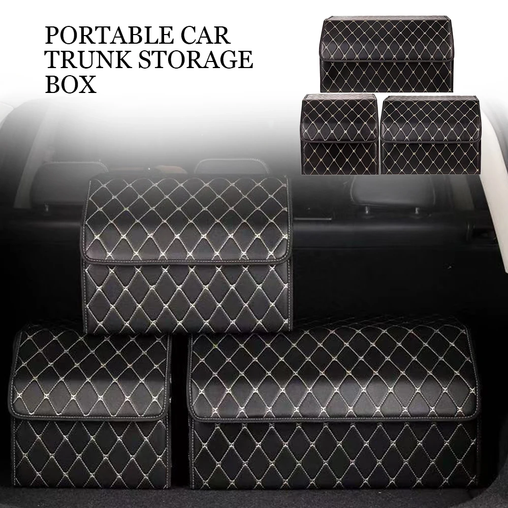 Car Trunk Organizer Storage Box PU Leather Auto Organizers Bag Folding Trunk Storage Pockets For Vehicle Sedan SUV Accessories
Car Trunk Organizer Storage Box PU Leather Auto Organizers Bag Folding Trunk Storage Pockets For Vehicle Sedan SUV Accessories
