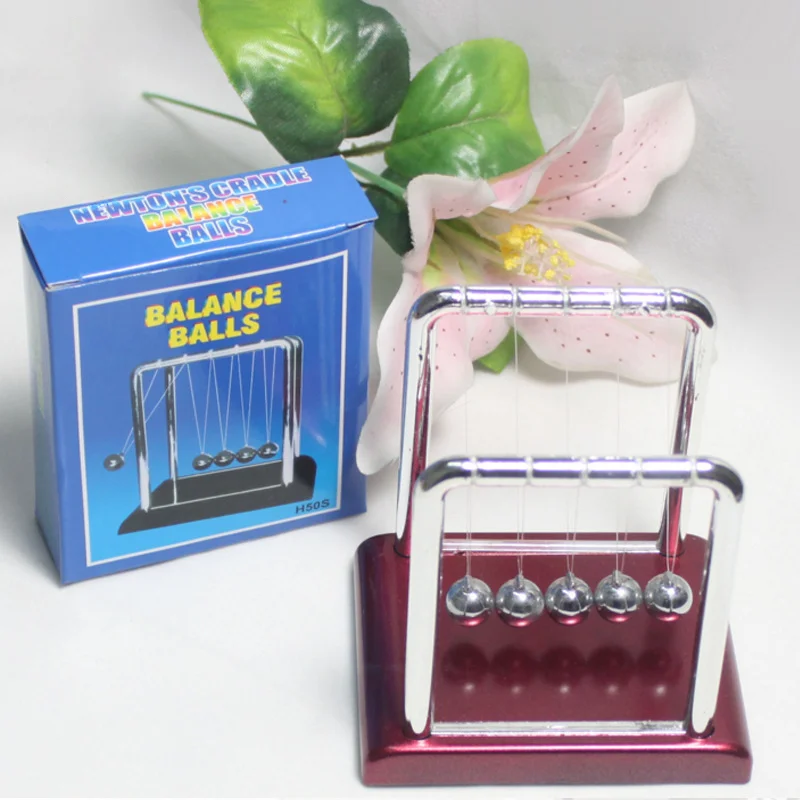 Newton Cradle Balance Steel Balls School Teaching Supplies Physics Science Pendulum Desk Toy Gifts Home Decoration
Newton Cradle Balance Steel Balls School Teaching Supplies Physics Science Pendulum Desk Toy Gifts Home Decoration