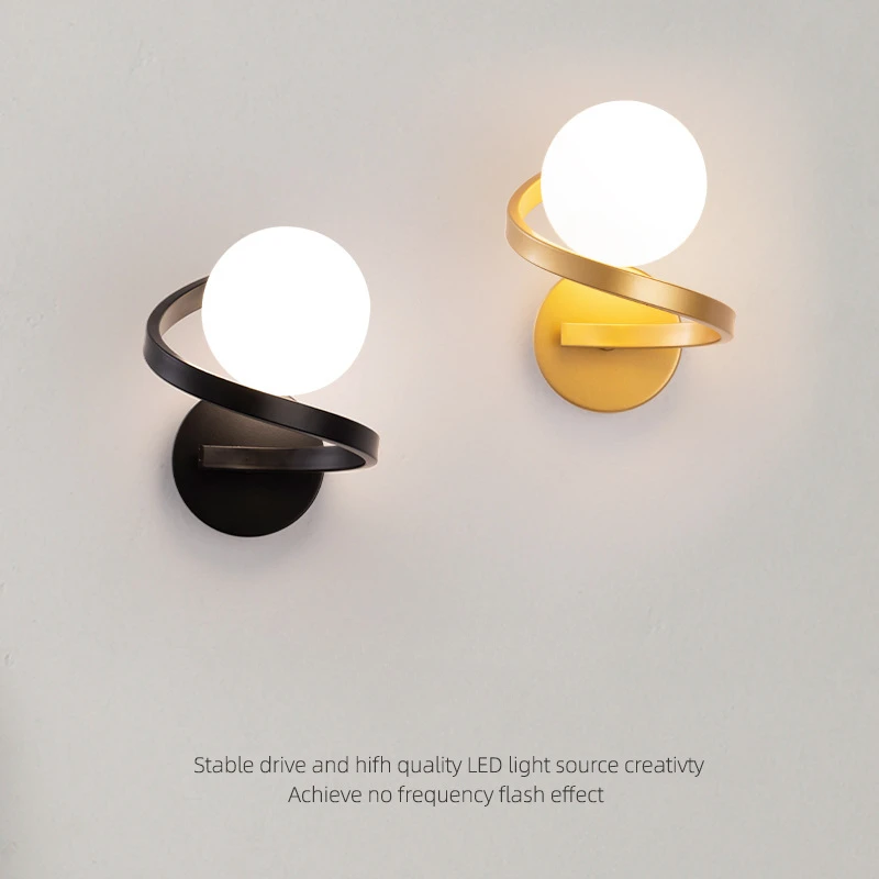 Modern and Minimalist Wall Lamp Bedroom Living Room Background Wall Lamp New Bedside Lamp Creative Staircase Corridor Lamp 
Modern and Minimalist Wall Lamp Bedroom Living Room Background Wall Lamp New Bedside Lamp Creative Staircase Corridor Lamp