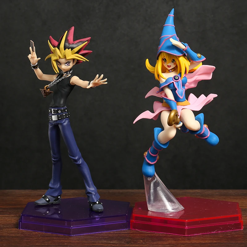 

Yu-Gi-Oh! Duel Monsters Yami Yugi Black Magician Girl Mana PVC Figure Collectible Model Toy Excellent Doll