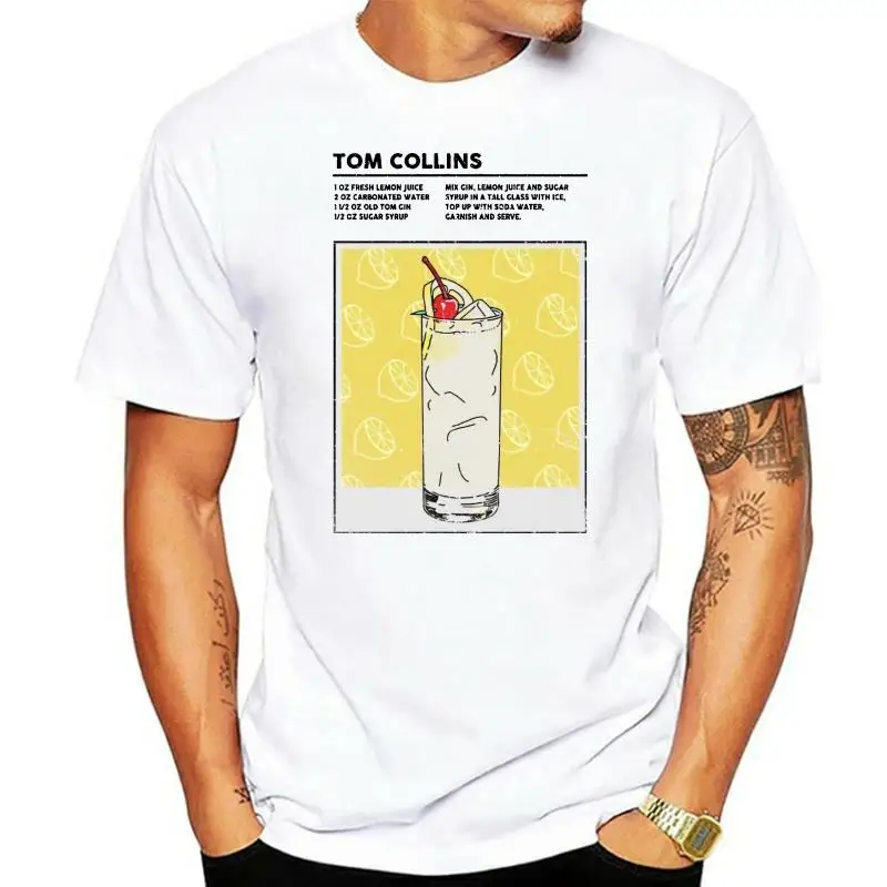 Tom Collins T-Shirt Mixed Drink Cocktail Alcohol Bartender Booze Happy Hour Shot 2022 Fashion Tops StreetWear t shirt Solid Colo
Tom Collins T-Shirt Mixed Drink Cocktail Alcohol Bartender Booze Happy Hour Shot 2022 Fashion Tops StreetWear t shirt Solid Colo