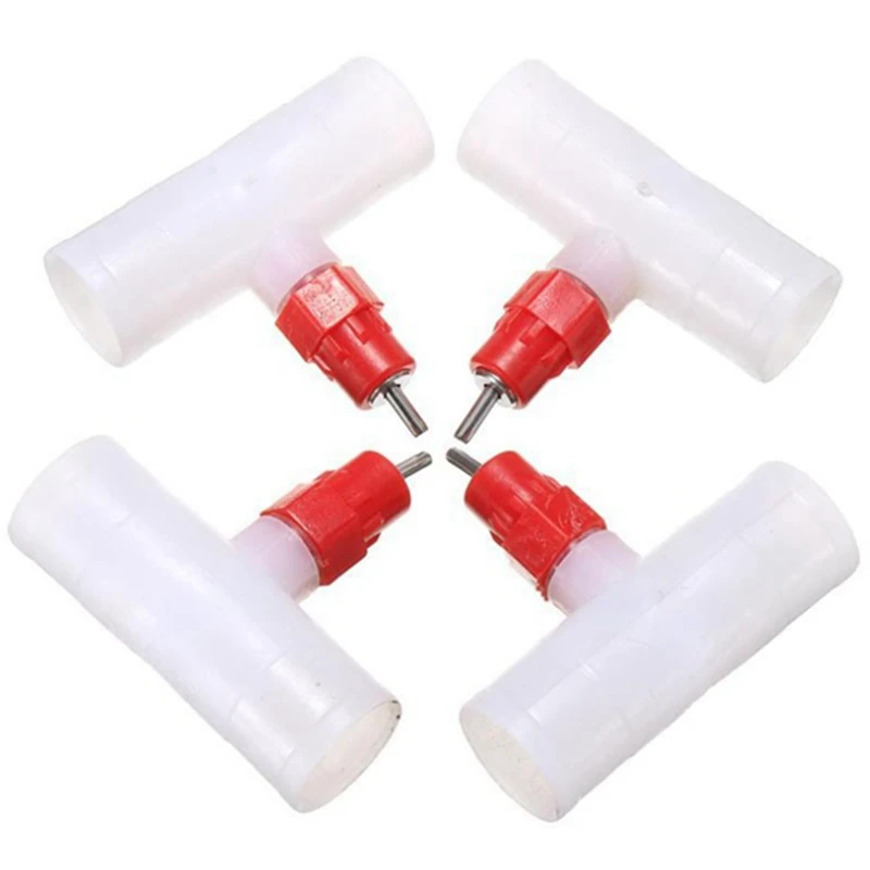 Chicken Nipples Tee Fittings - Fully Automatic Poultry Waterers Kit Chicken Water Drinker 60 Pack
Chicken Nipples Tee Fittings - Fully Automatic Poultry Waterers Kit Chicken Water Drinker 60 Pack