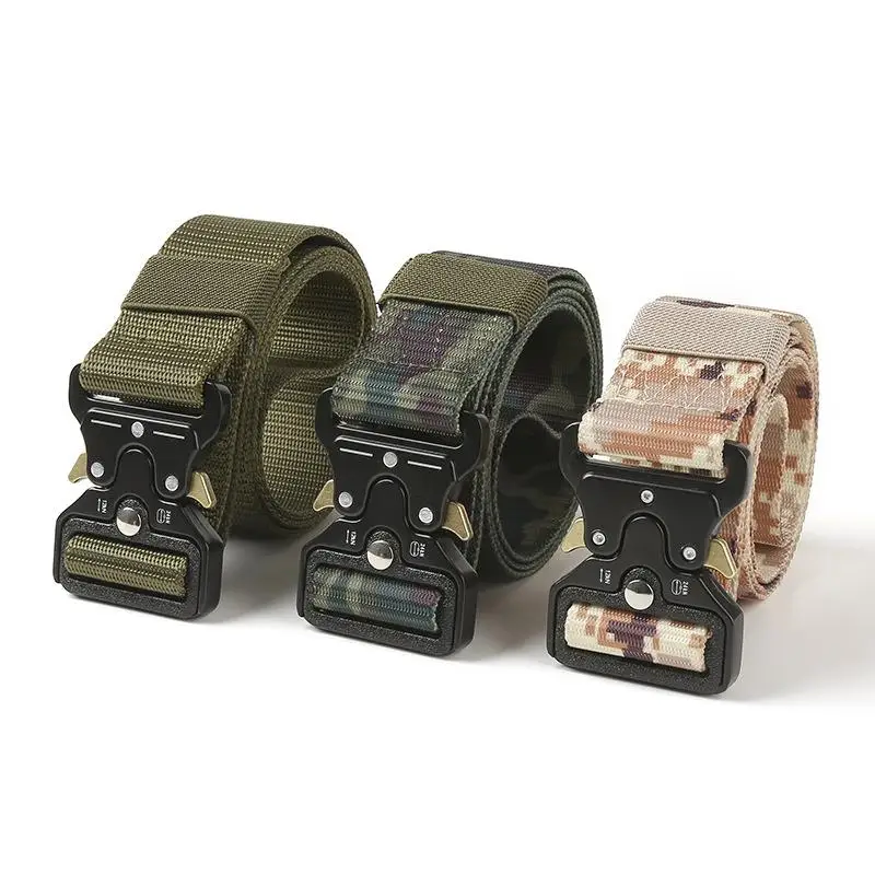 Men's Belt Army Outdoor Hunting Tactical Multi Function Combat Survival High Quality Marine Corps Canvas for Nylon Male
Men's Belt Army Outdoor Hunting Tactical Multi Function Combat Survival High Quality Marine Corps Canvas for Nylon Male