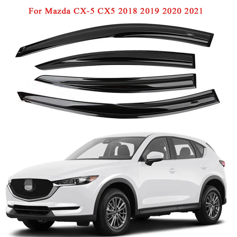

Козырек на окно автомобиля, защита для Mazda CX-5 CX5 2018 2019 2020 2021, защита от дождя, солнца, дыма, дефлектор, вентиляционное отверстие, навесы, укрытия, защита