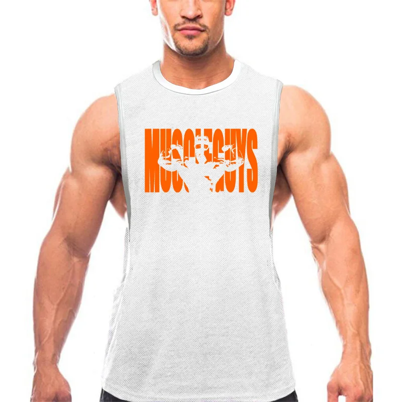 High Quality Mesh Fitness Tank Top Men Bodybuilding Gym Clothing Fitness Shirt For Male Running Vest Mesh Singlets Muscle Tops
High Quality Mesh Fitness Tank Top Men Bodybuilding Gym Clothing Fitness Shirt For Male Running Vest Mesh Singlets Muscle Tops