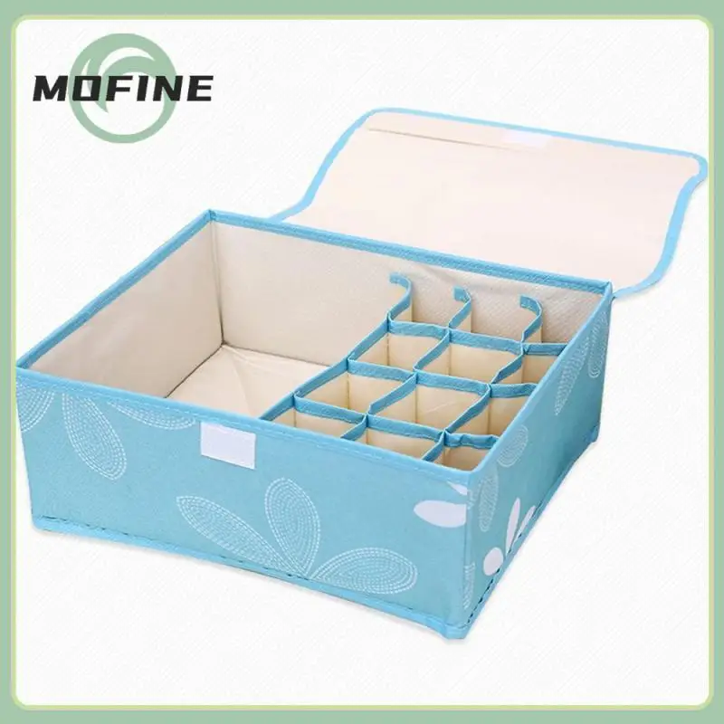 Foldable Wardrobe Organizer For Home 31x26x12cm Cloth Underwear Storage Box Water-repellent Dustproof Durable Covered New 
Foldable Wardrobe Organizer For Home 31x26x12cm Cloth Underwear Storage Box Water-repellent Dustproof Durable Covered New